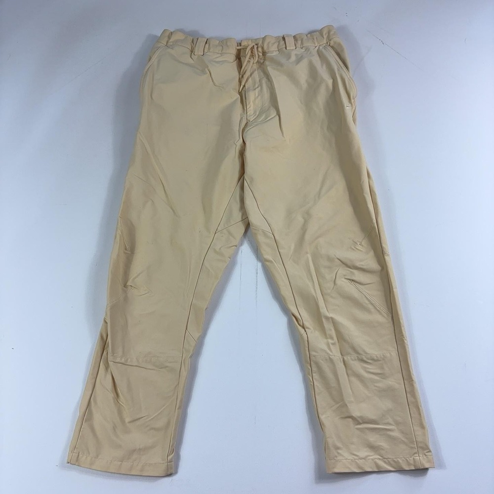 Nike Golf Flex Novelty Pants Men's 36 Cream Tan Athletic Dri-FIT AV4123-294